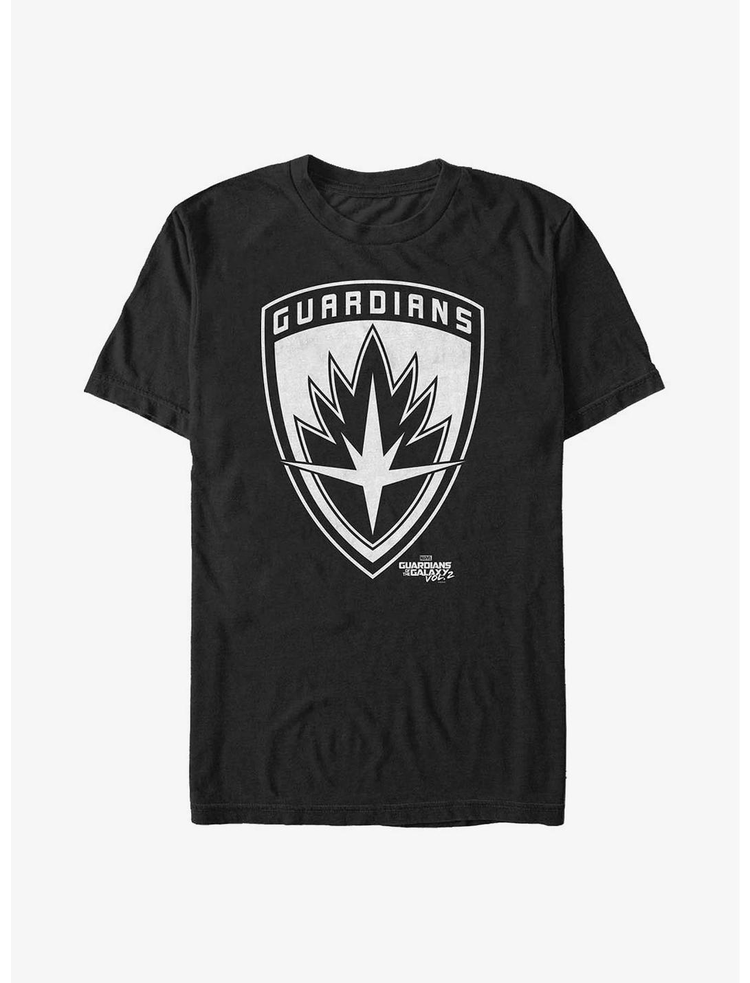 Marvel Guardians of the Galaxy Logo Badge T-Shirt, BLACK, hi-res