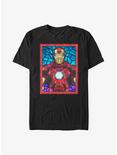 Marvel Iron Man Mosaic Poster T-Shirt, BLACK, hi-res