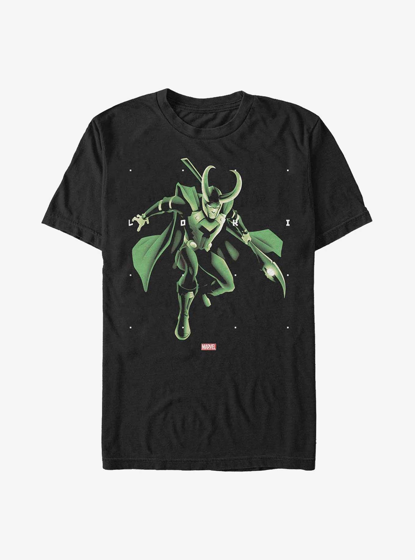 Marvel Loki God of Mischief T-Shirt, BLACK, hi-res