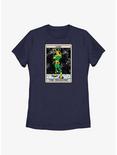 Marvel Loki The Trickster Card Womens T-Shirt, NAVY, hi-res