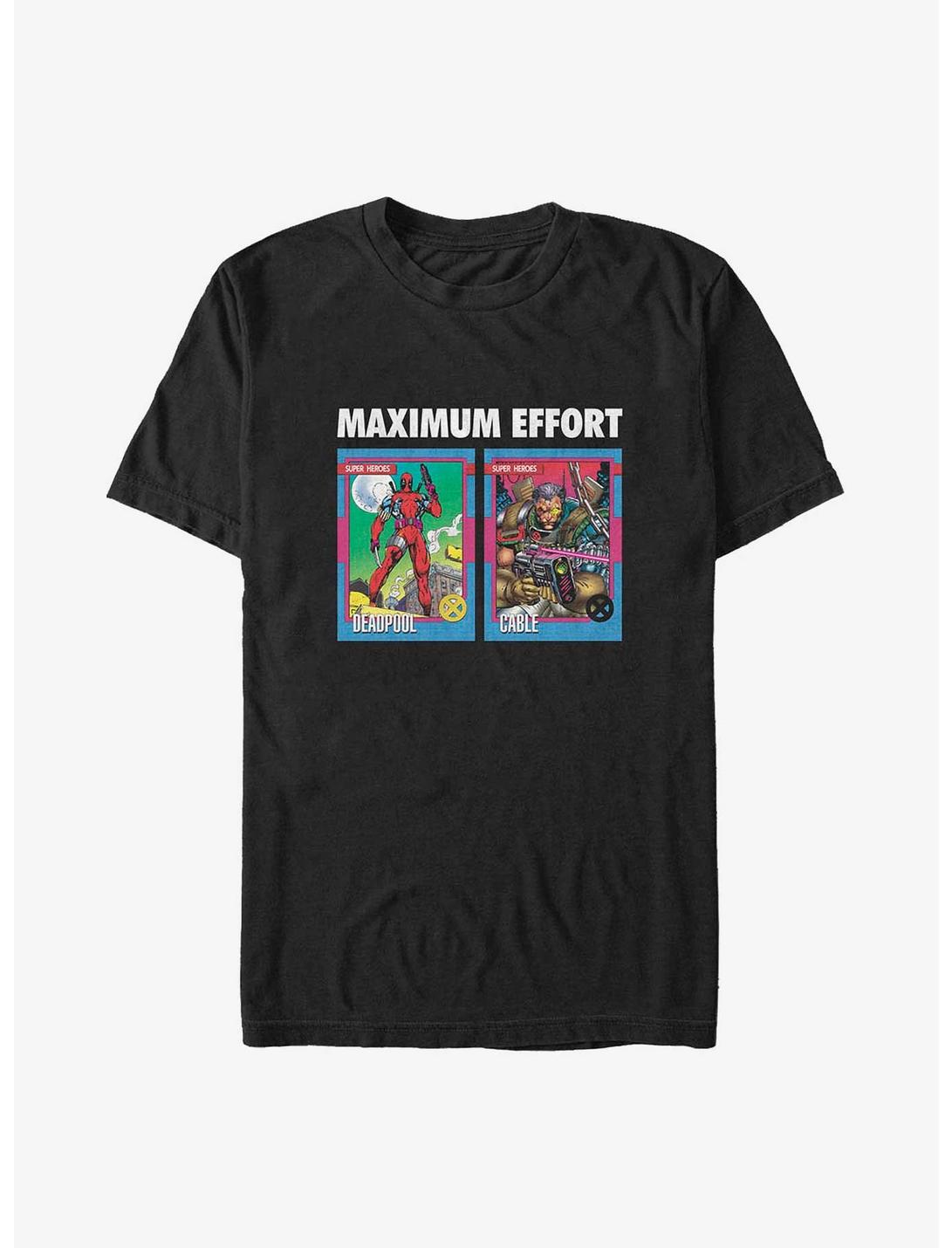 Marvel Deadpool and Cable Maximum Effort T-Shirt, BLACK, hi-res