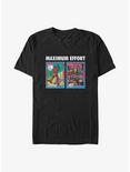 Marvel Deadpool and Cable Maximum Effort T-Shirt, BLACK, hi-res