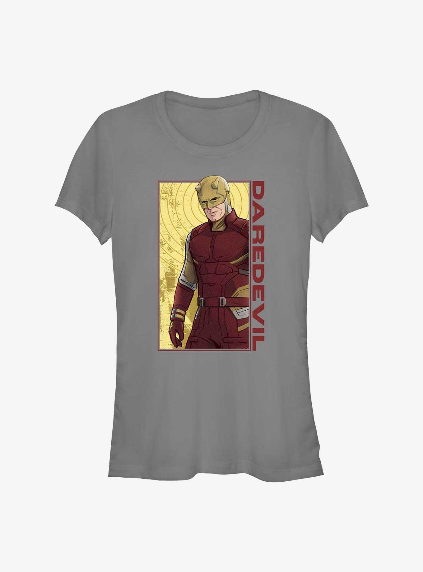 Marvel Daredevil Panel Girls T-Shirt, CHARCOAL, hi-res