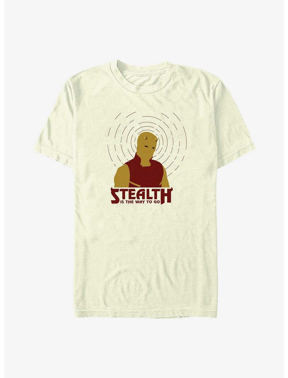 Marvel Daredevil Stealth Is The Way To Go T-Shirt, NATURAL, hi-res