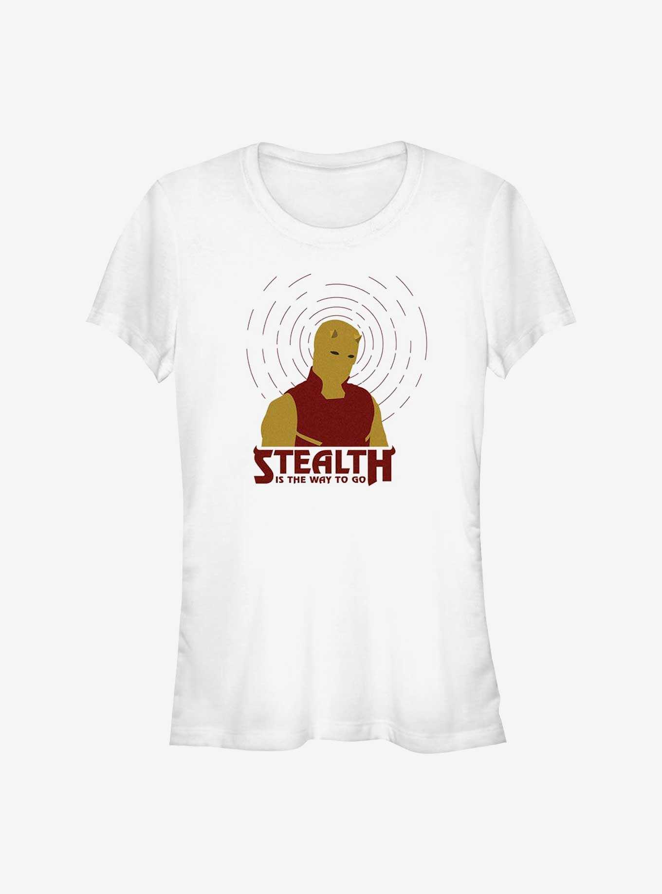 Marvel Daredevil Stealth Is The Way To Go Girls T-Shirt, , hi-res