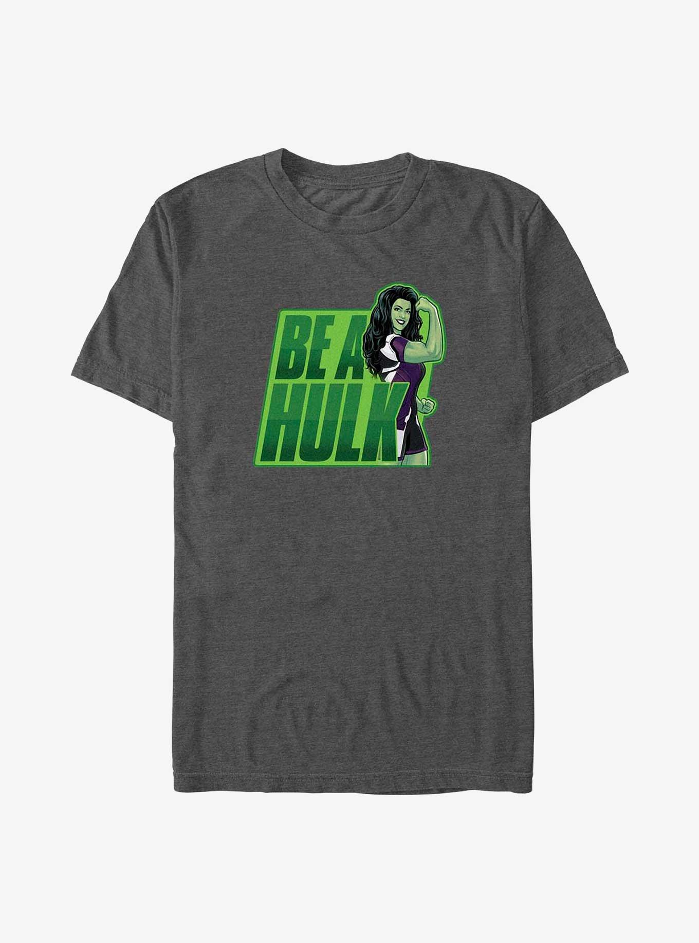 Marvel She-Hulk Be A Hulk T-Shirt, CHAR HTR, hi-res