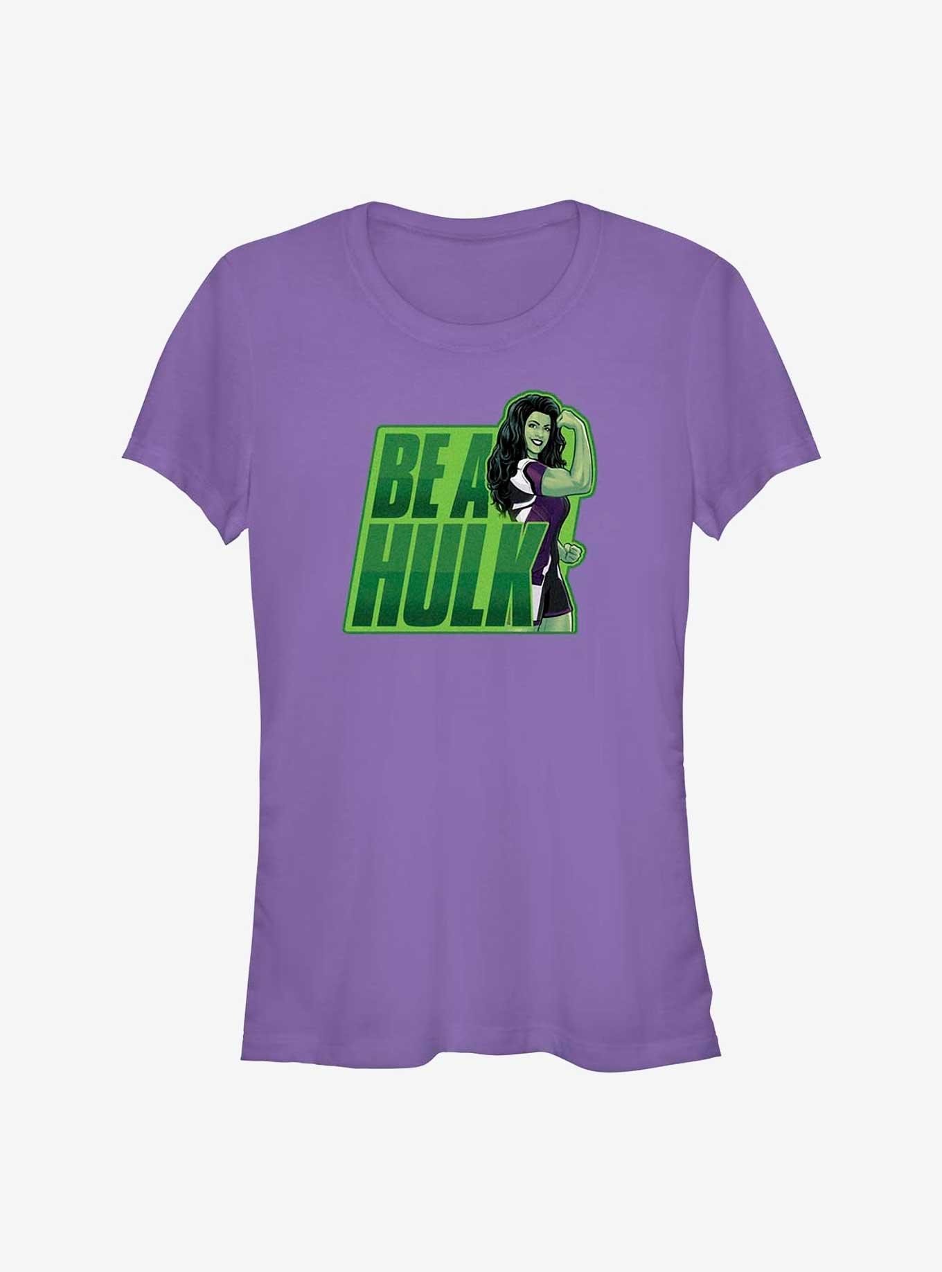 Marvel She-Hulk Be A Hulk Girls T-Shirt, PURPLE, hi-res