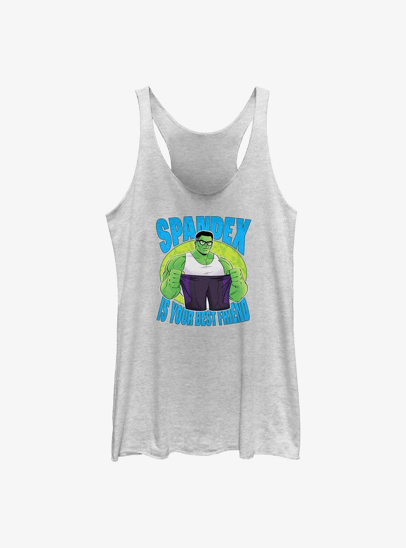 Marvel She-Hulk Spandex Is Your Best Friend Girls Raw Edge Tank, , hi-res