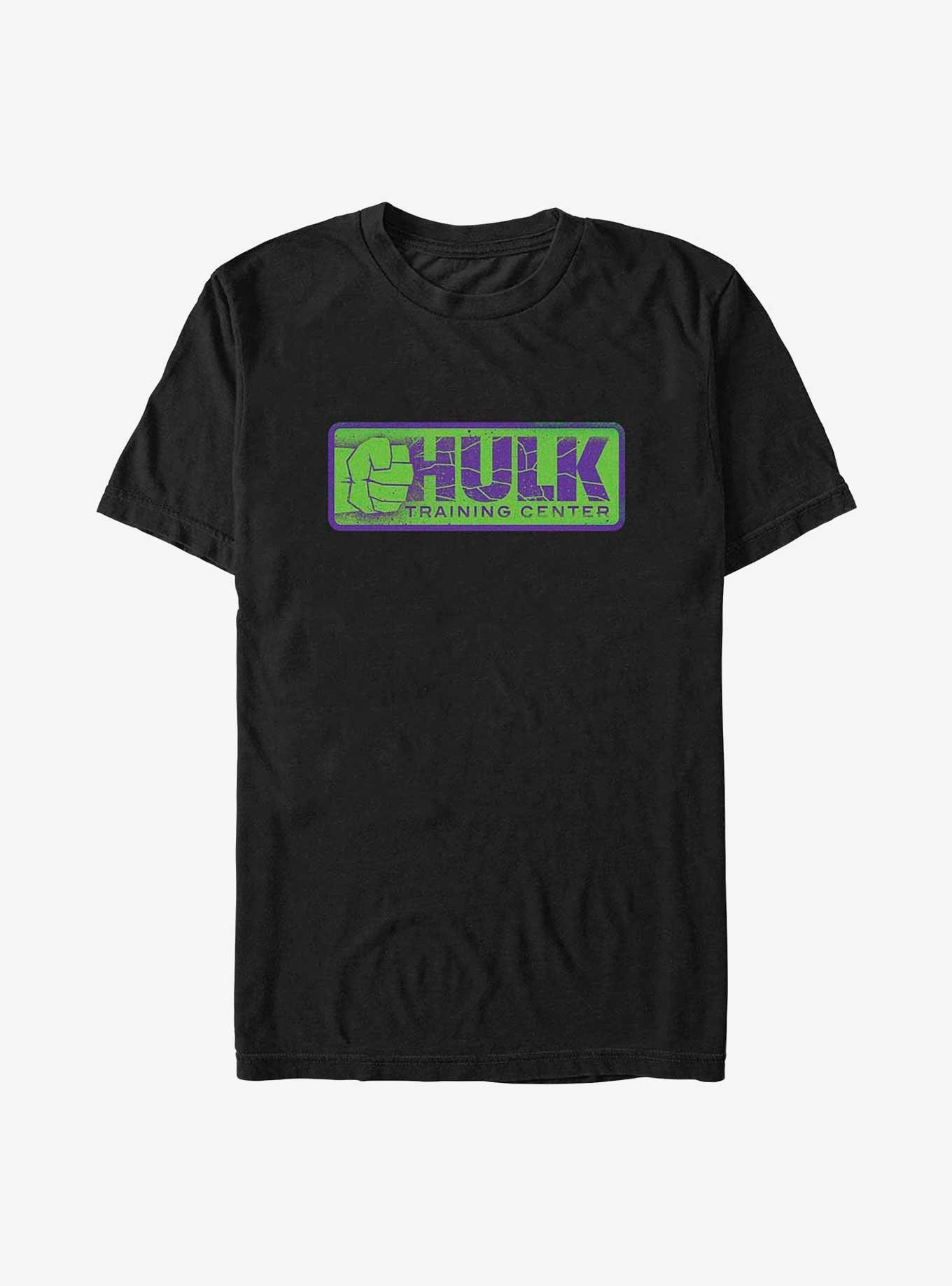 Marvel She-Hulk Hulk Training Center Badge T-Shirt, BLACK, hi-res