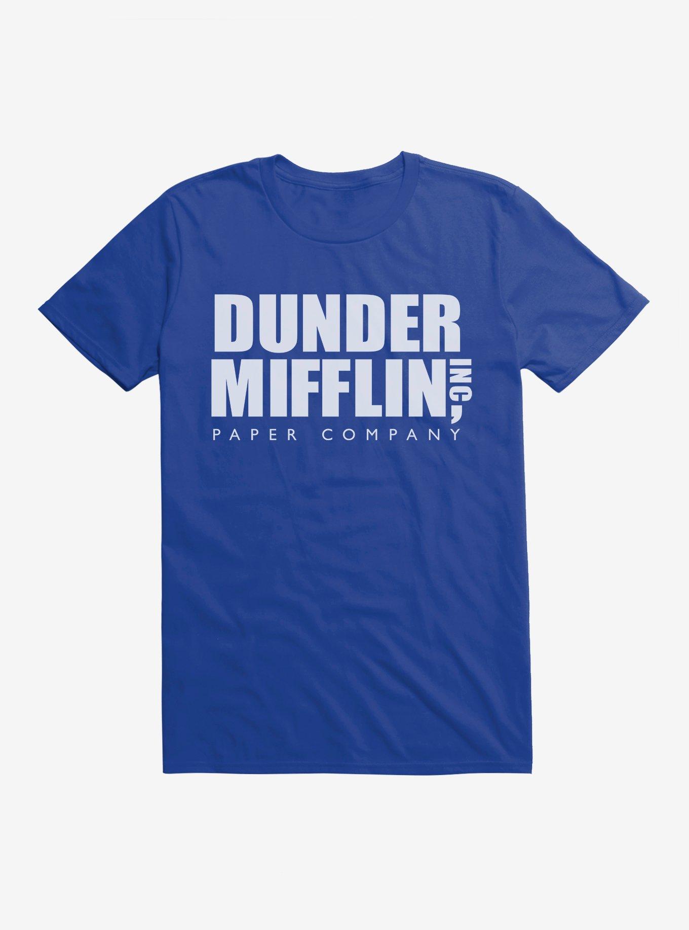 The Office Dunder Mifflin Logo Women's Black Short Sleeve Crew