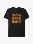 Marvel Avengers Hero Icons T-Shirt, BLACK, hi-res