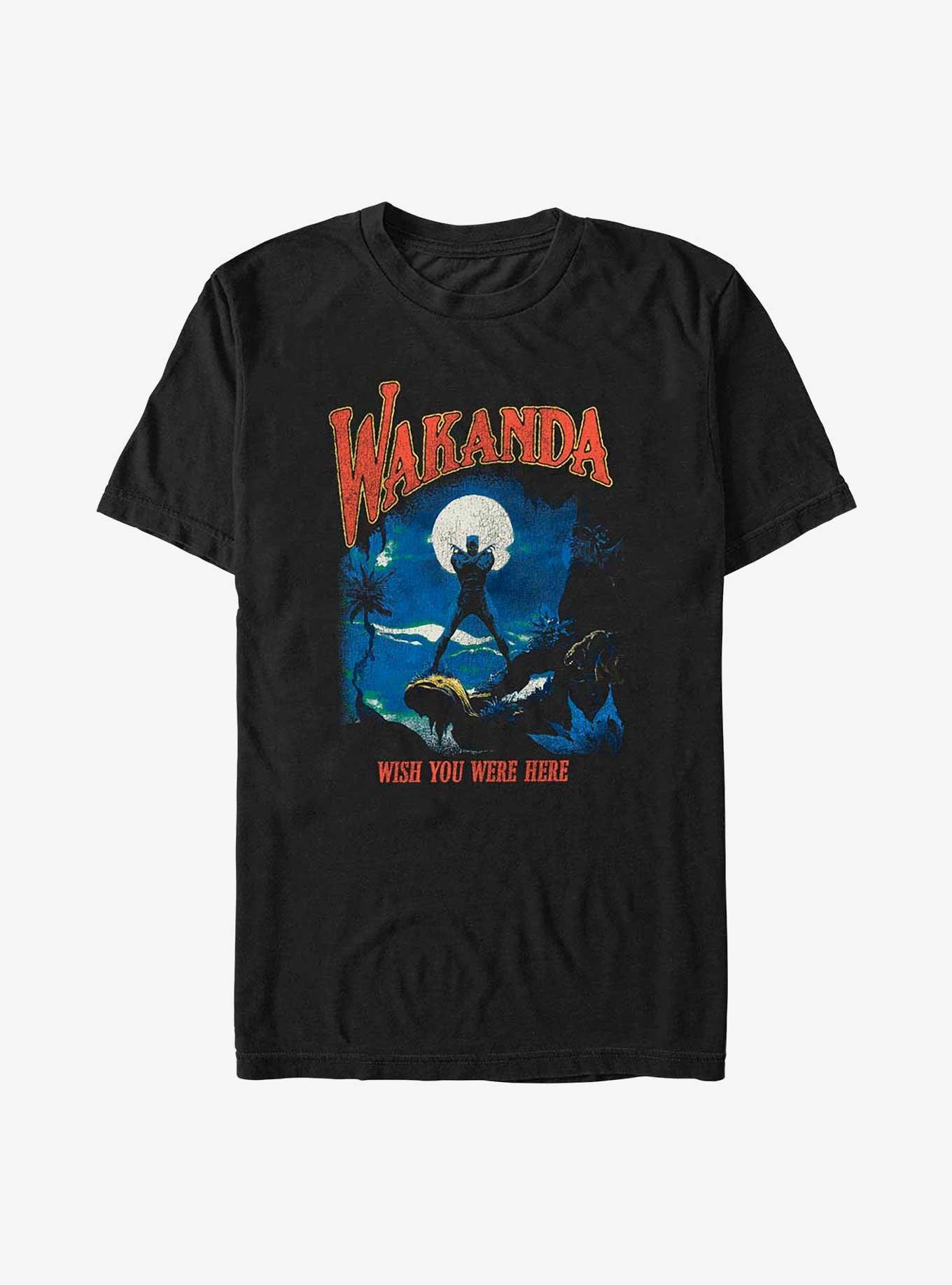 Marvel Black Panther Visit Wakanda T-Shirt, BLACK, hi-res