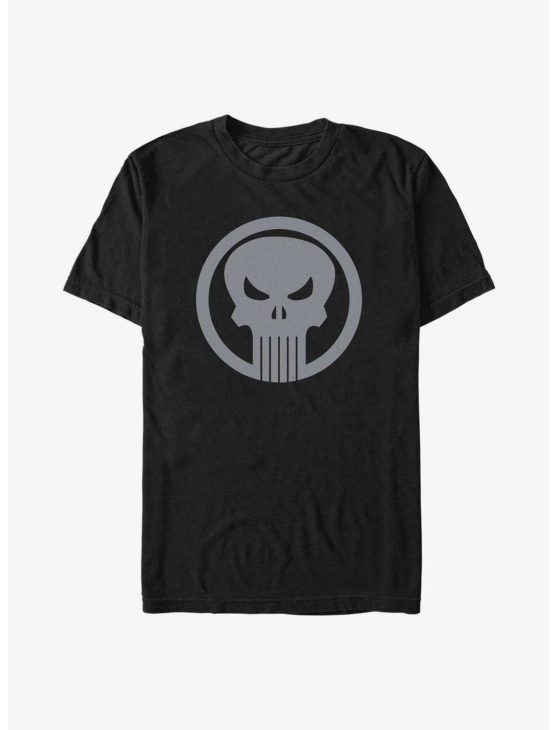 Marvel Punisher Skull Symbol T-Shirt, BLACK, hi-res
