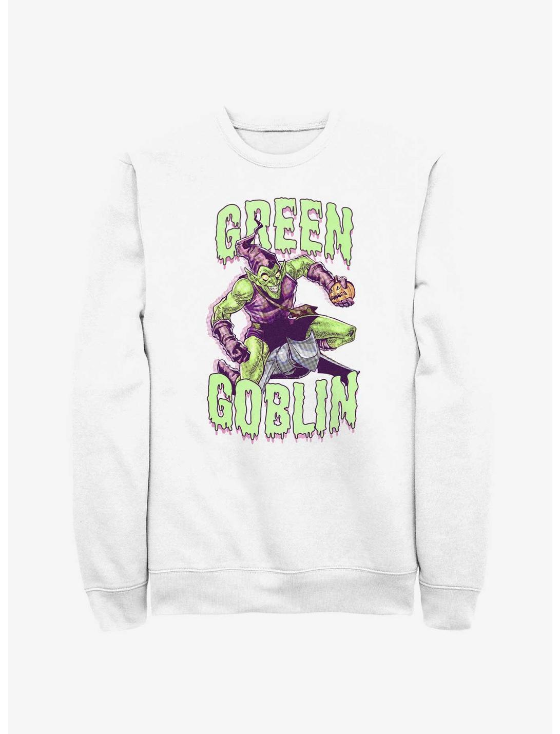 Marvel Spider-Man Green Goblin Sweatshirt, WHITE, hi-res