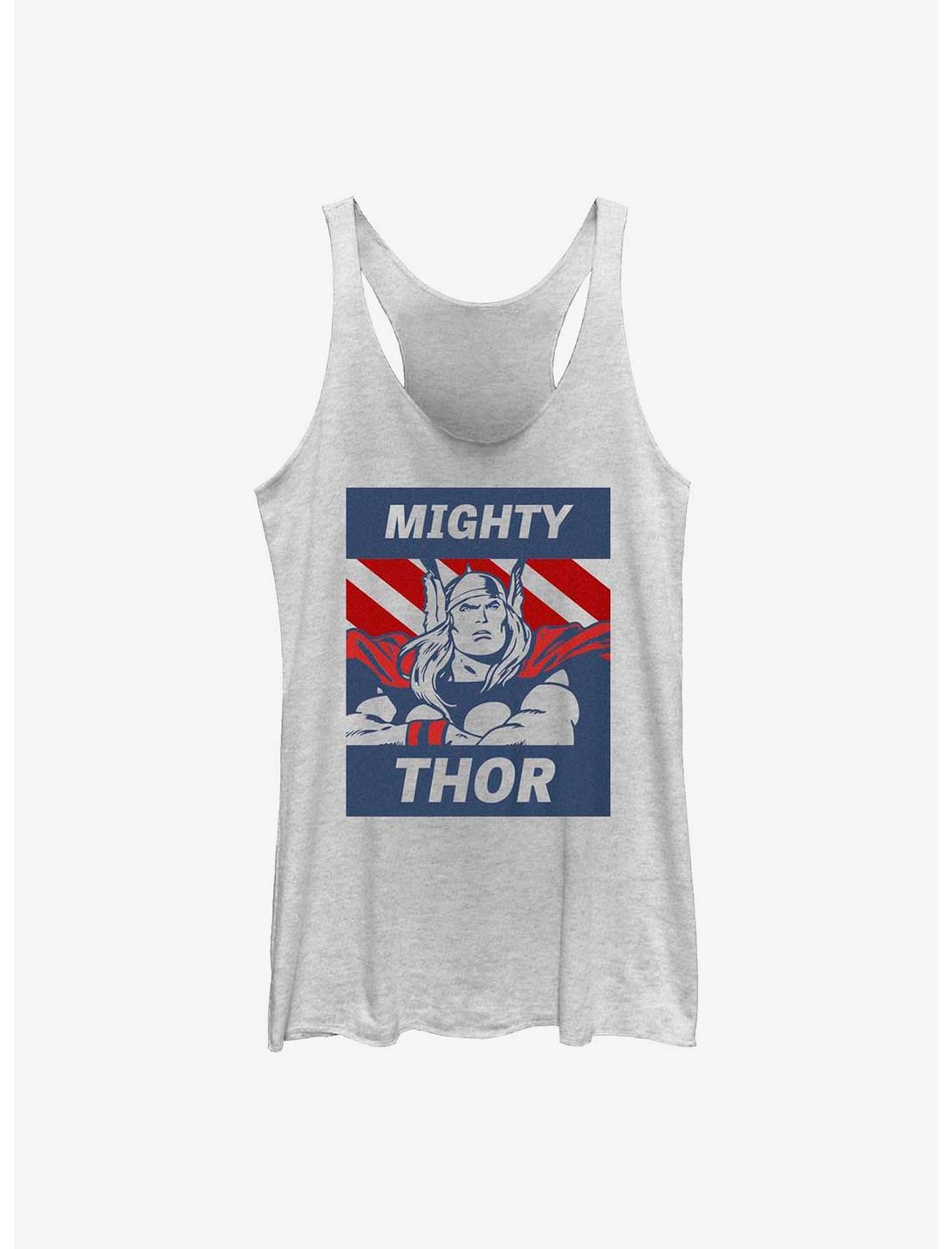 Marvel Thor Mighty Guy Womens Tank Top, WHITE HTR, hi-res