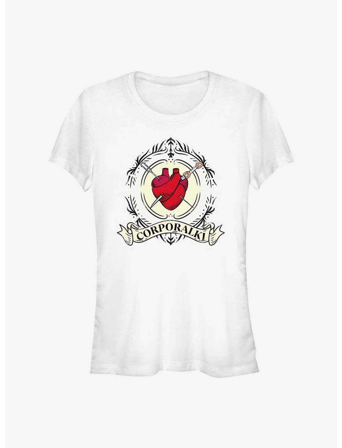 Shadow and Bone Corporalki Heart Girls T-Shirt, WHITE, hi-res