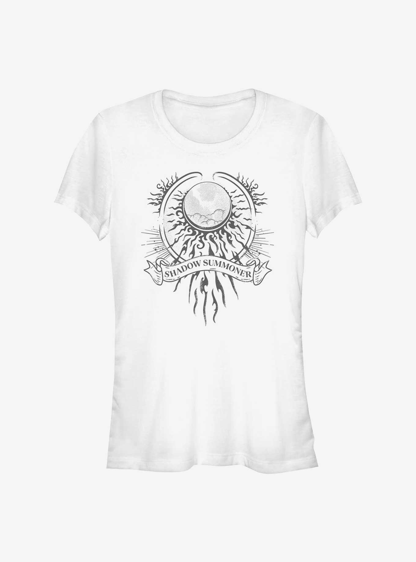 Shadow and Bone Shadow Summoner Badge Girls T-Shirt, WHITE, hi-res
