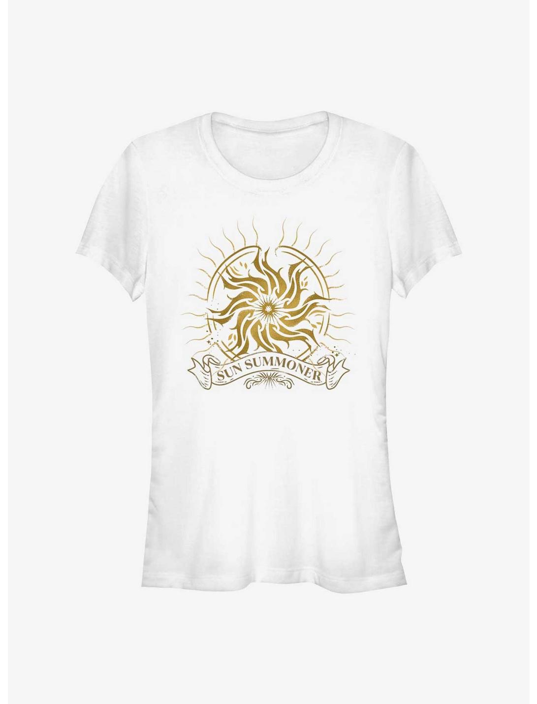 Shadow and Bone Sun Summoner Girls T-Shirt, WHITE, hi-res