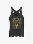 Shadow and Bone Bring The Light Stag Girls Tank, BLK HTR, hi-res