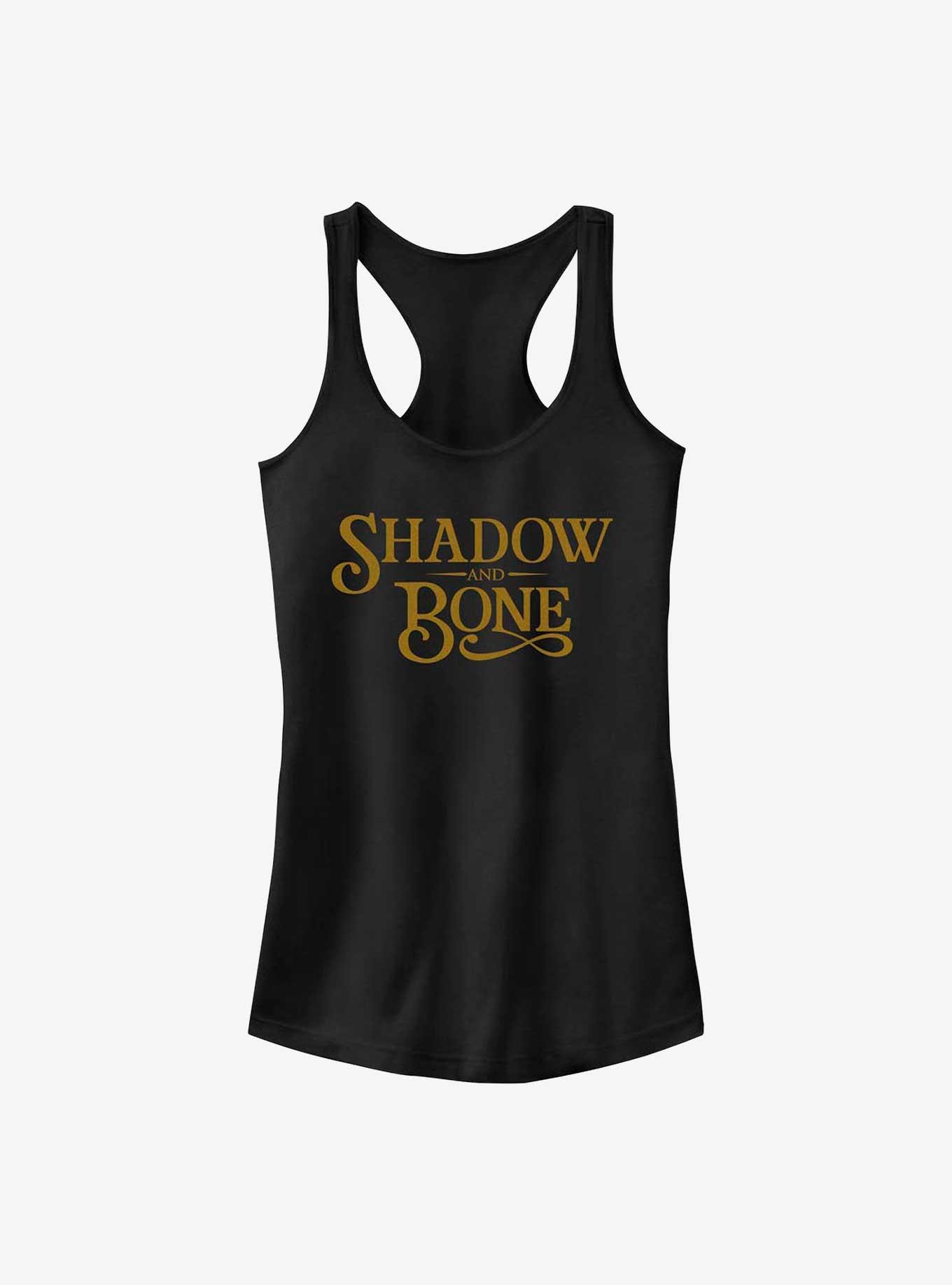 Shadow and Bone Logo Girls Tank, BLACK, hi-res