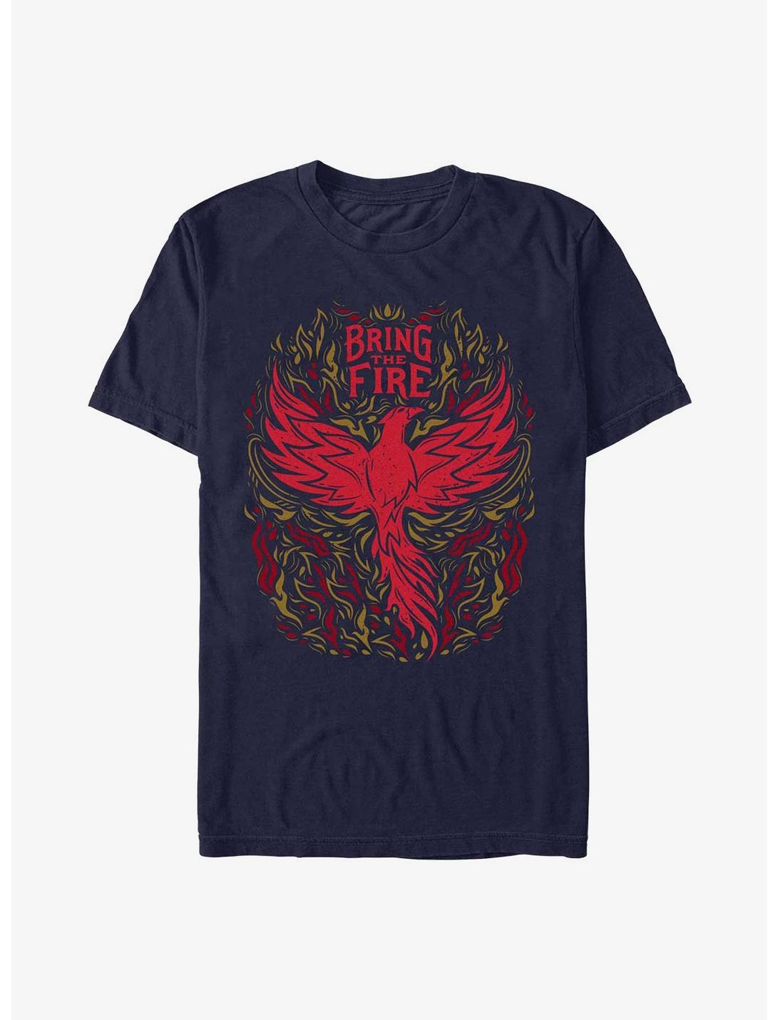 Shadow and Bone Bring The Fire Bird T-Shirt, NAVY, hi-res