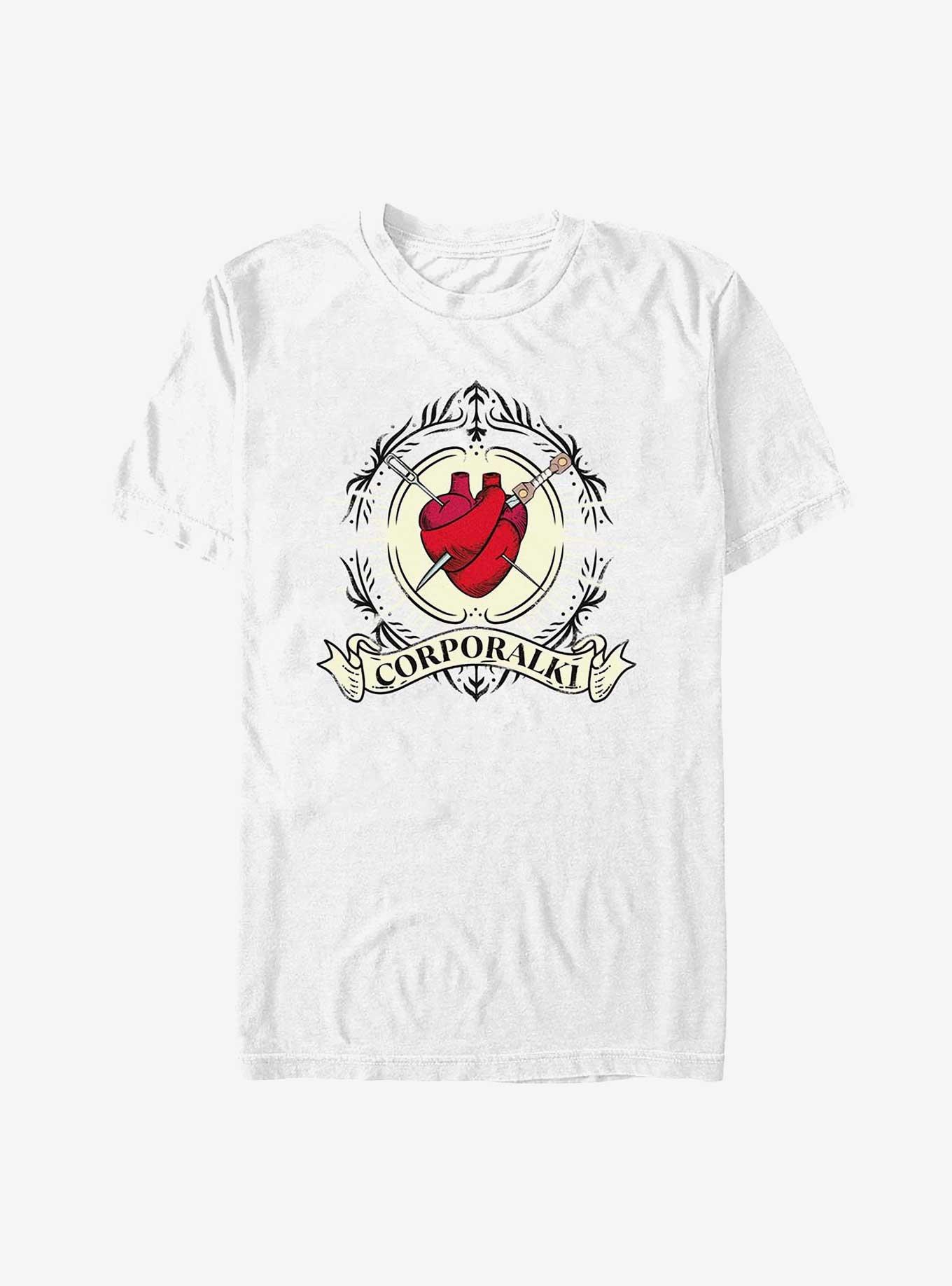 Shadow and Bone Corporalki Heart T-Shirt, WHITE, hi-res
