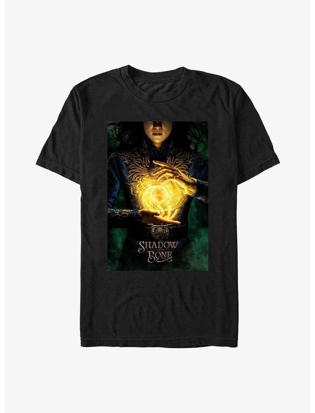 Shadow And Bone Alina Magic Poster T-Shirt, BLACK, hi-res