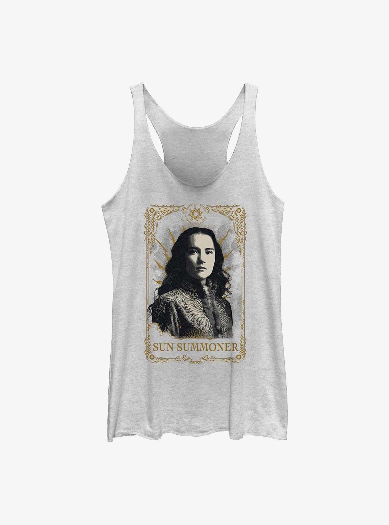 Shadow And Bone Sun Summoner Alina Womens Tank Top, WHITE HTR, hi-res