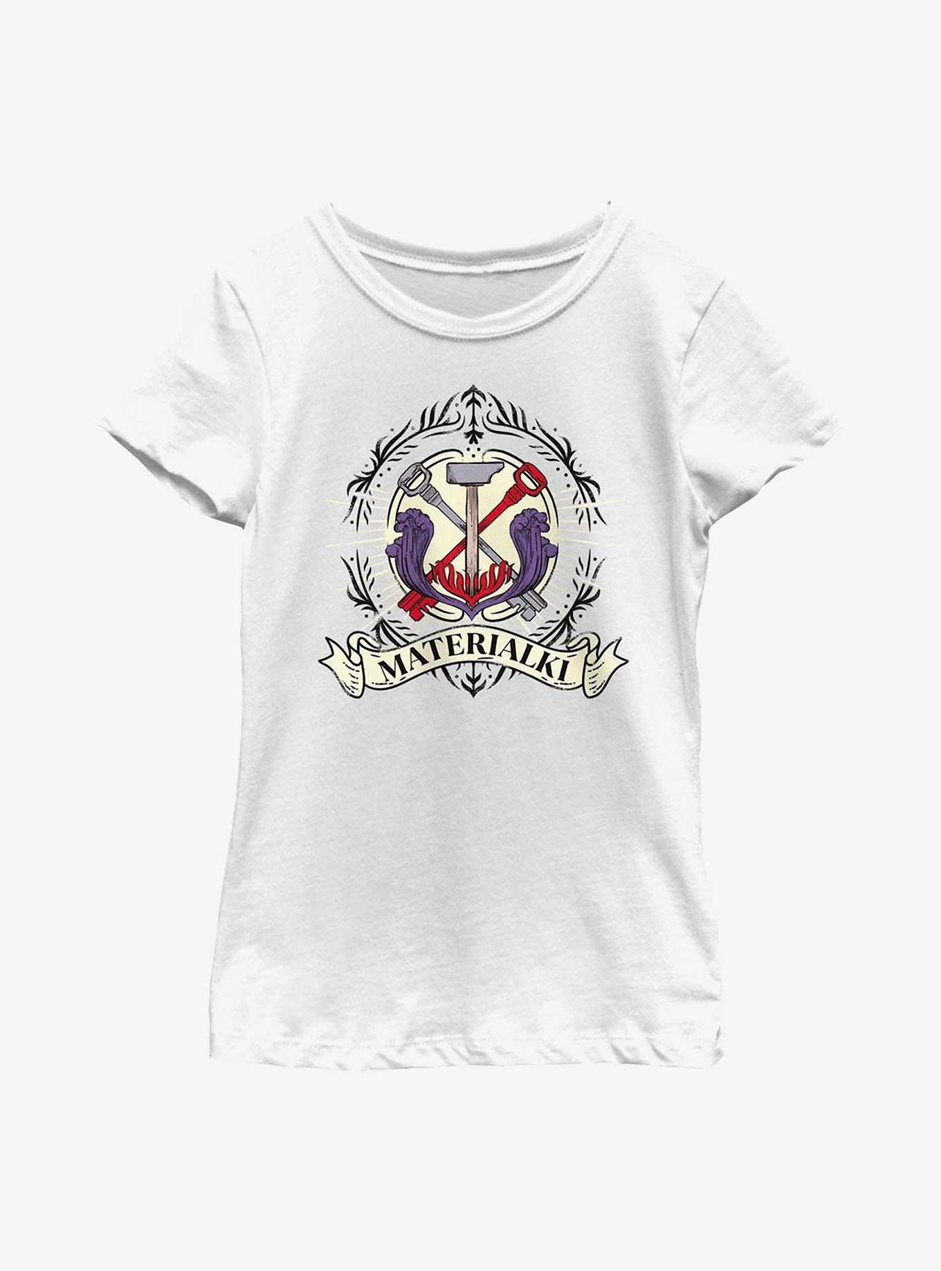 Shadow And Bone Materialki Youth Girls T-Shirt, WHITE, hi-res