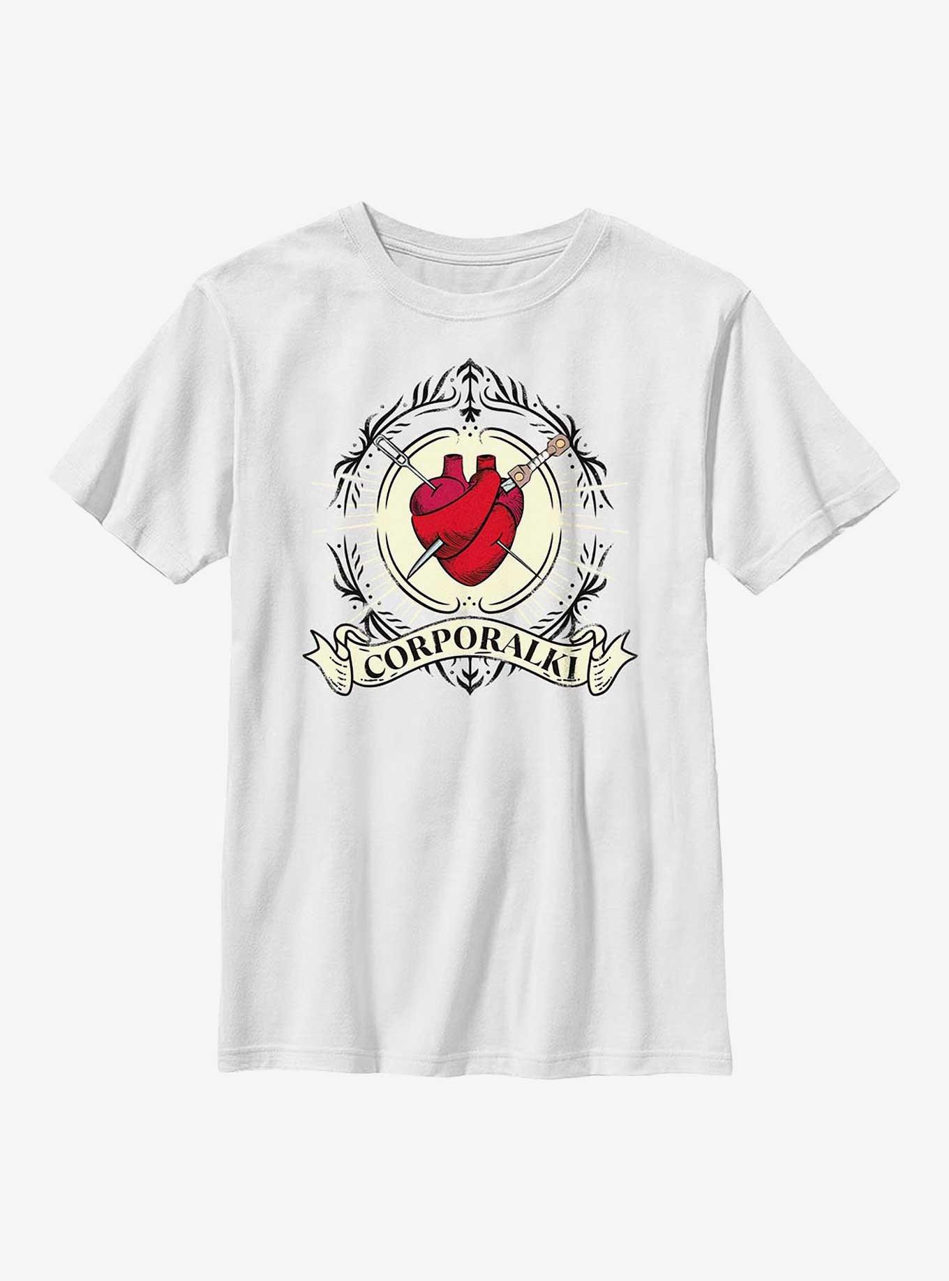 Shadow And Bone Corporalki Youth T-Shirt, WHITE, hi-res