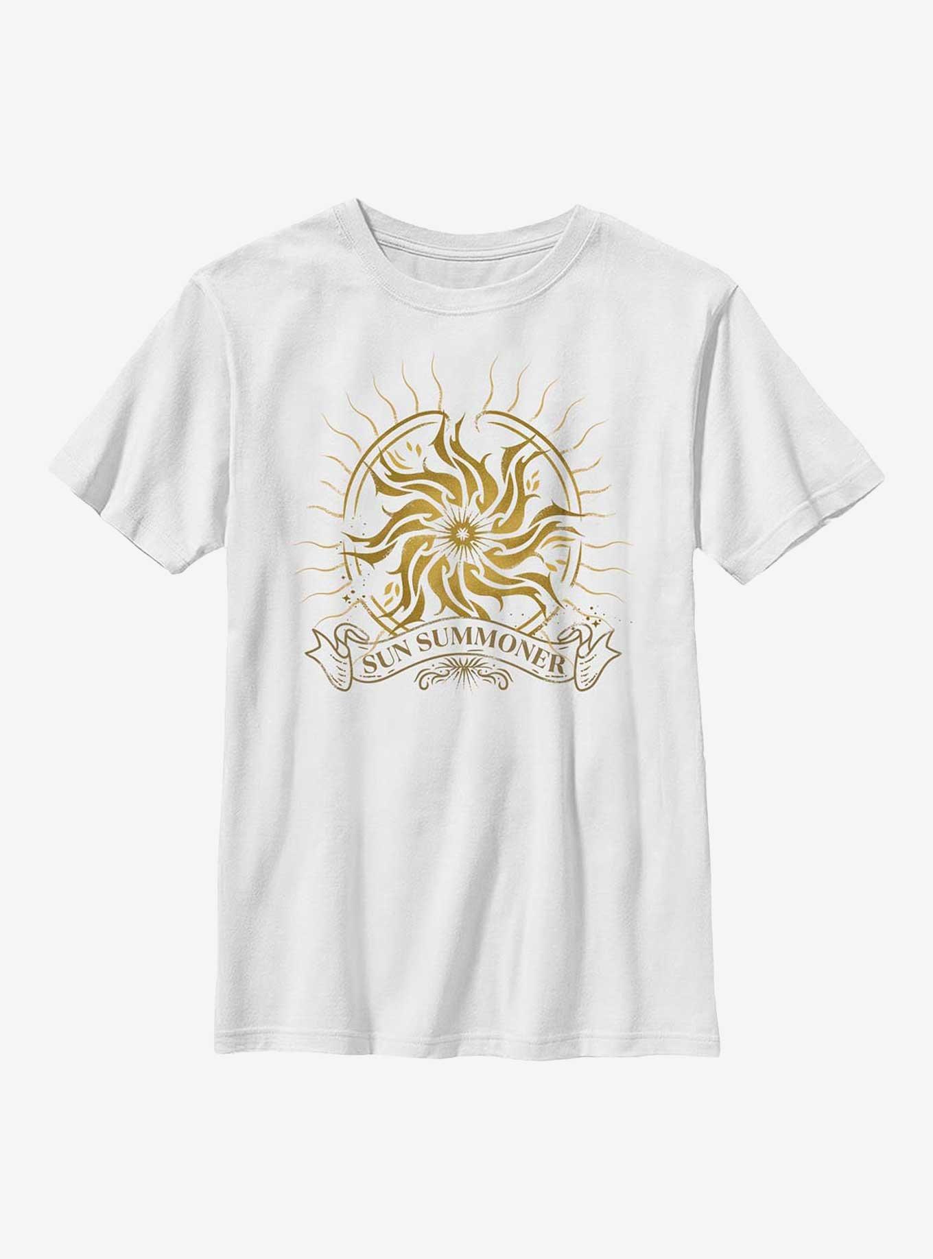 Shadow And Bone Sun Summoner Youth T-Shirt, WHITE, hi-res