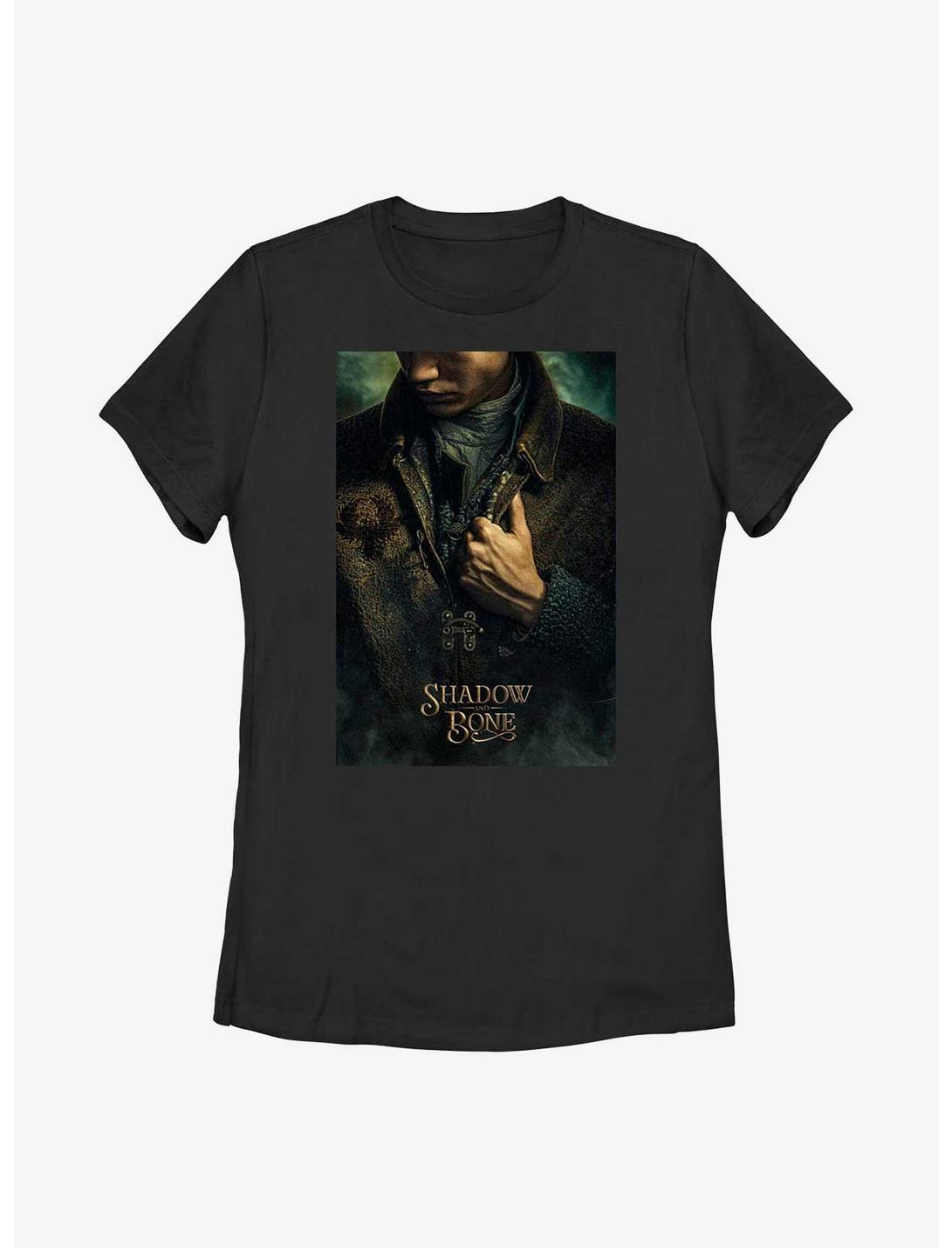Shadow And Bone Mal Poster Womens T-Shirt, BLACK, hi-res