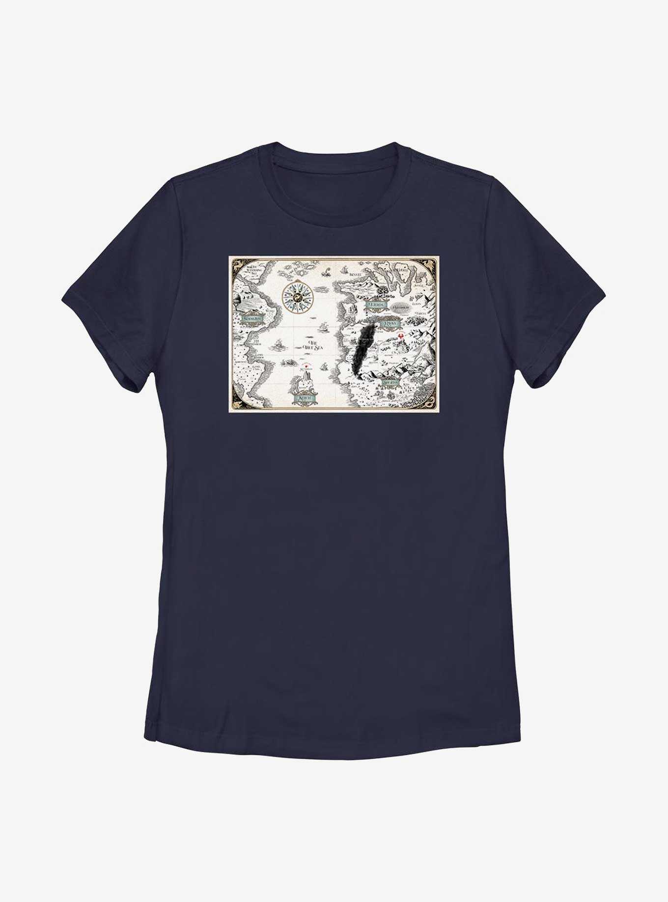 Shadow And Bone Map Womens T-Shirt, , hi-res