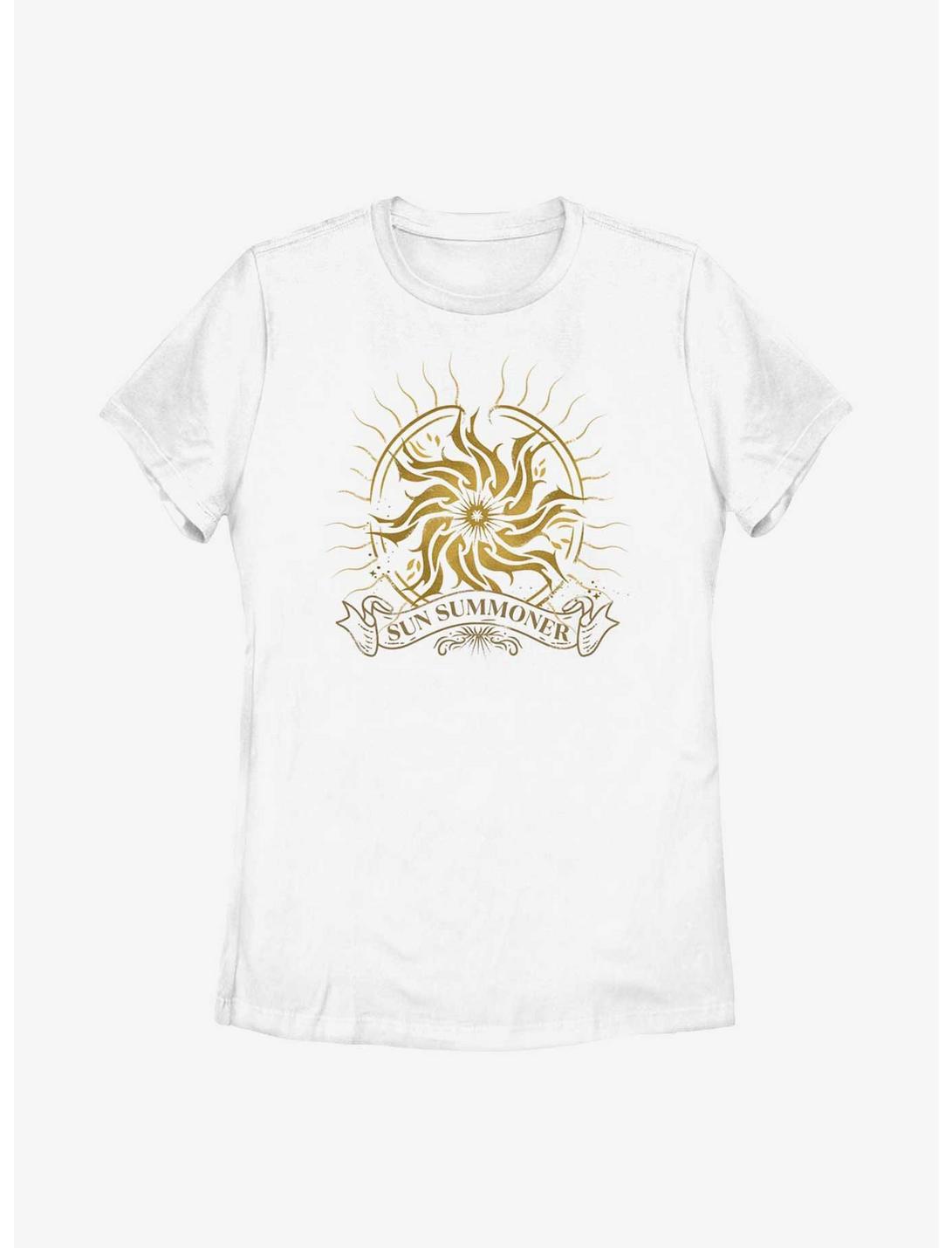 Shadow And Bone Sun Summoner Womens T-Shirt, WHITE, hi-res