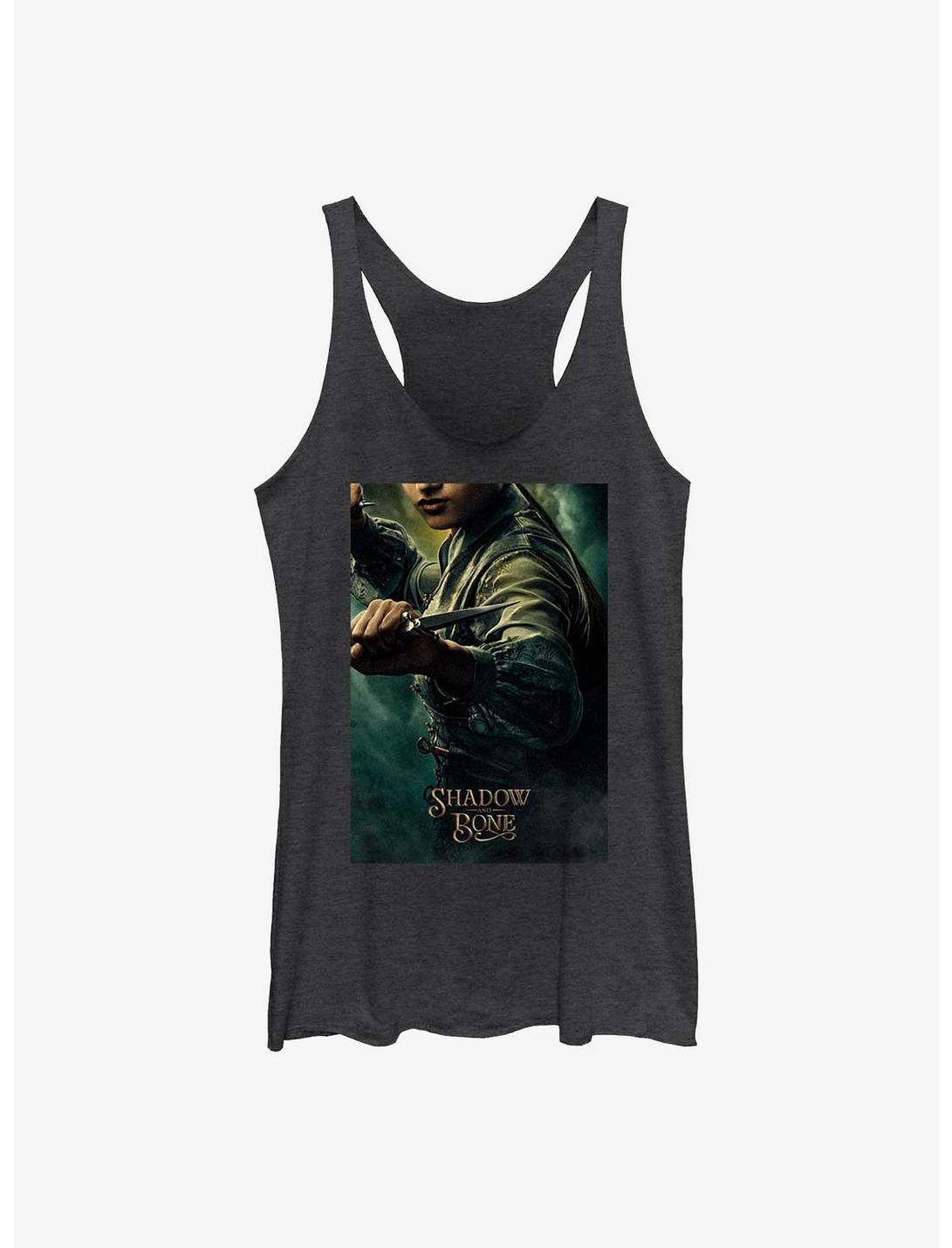 Shadow And Bone Inej Poster Womens Tank Top, BLK HTR, hi-res