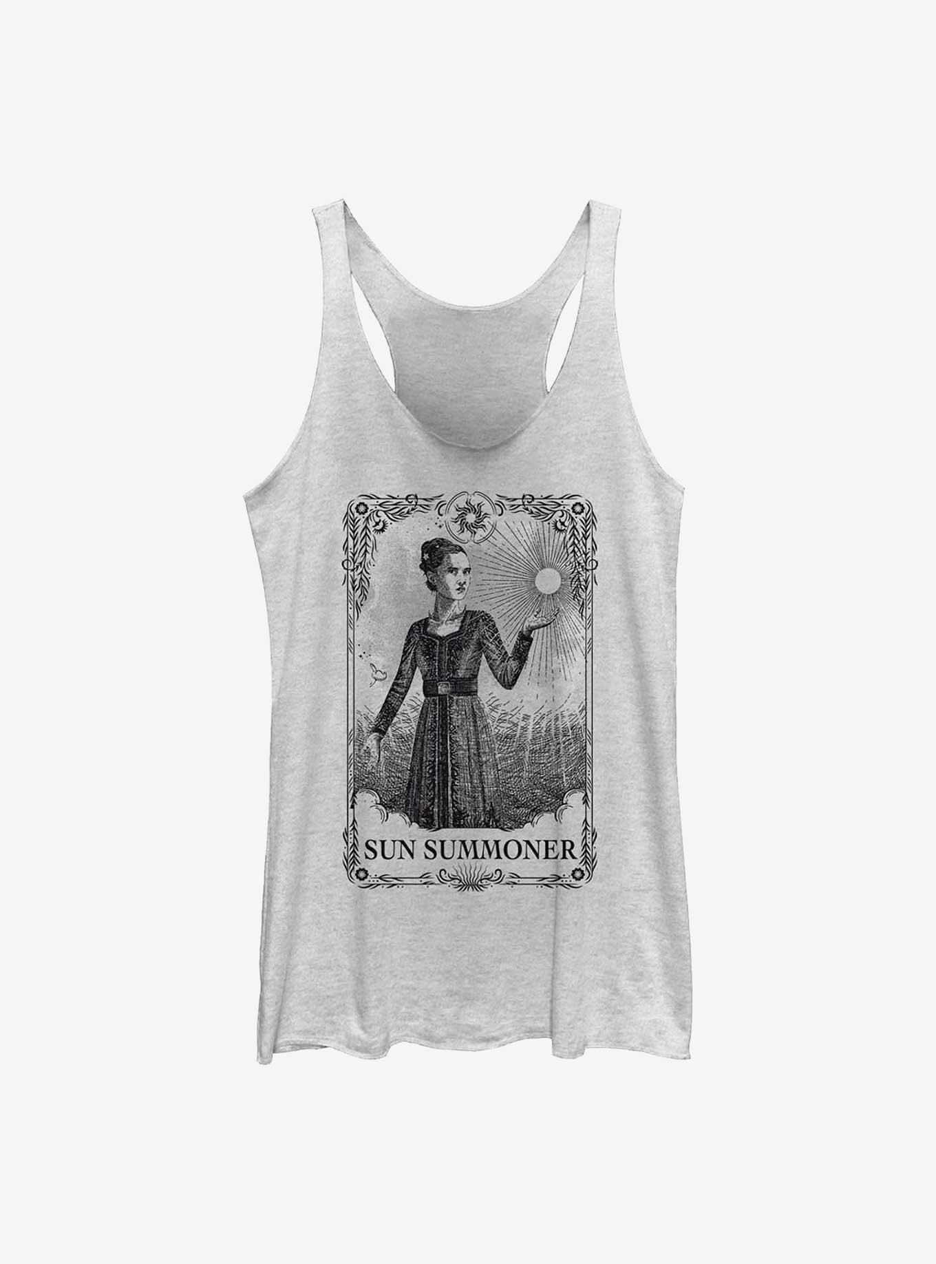Shadow And Bone Inked Alina Portrait Womens Tank Top, WHITE HTR, hi-res