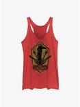 Shadow And Bone The Crows Shield Womens Tank Top, RED HTR, hi-res