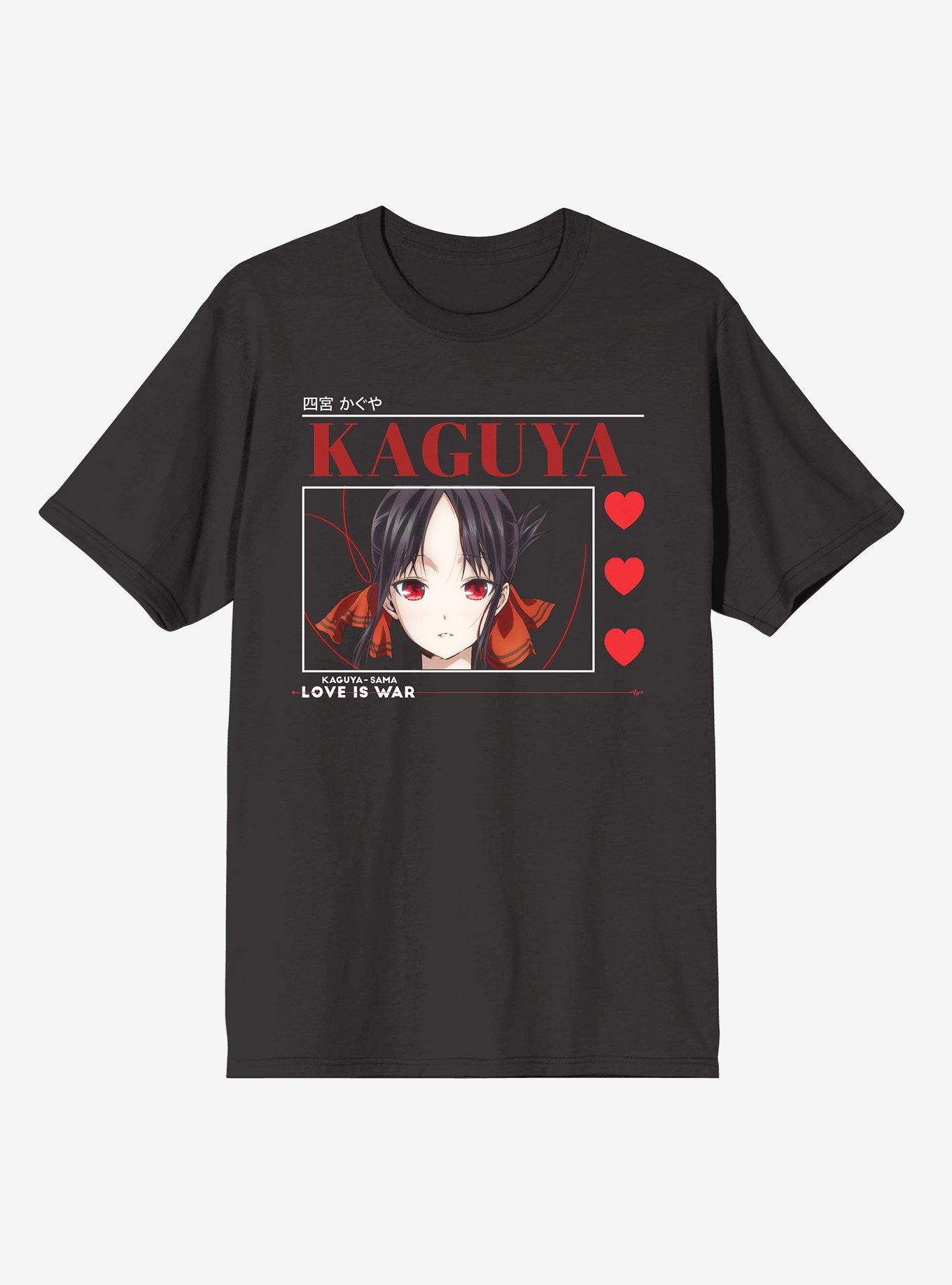 Kaguya-sama: Love Is War Kaguya Panel T-Shirt, BLACK, hi-res