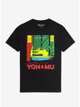 Junji Ito's Cat Diary Yon & Mu Yon's Great Escape T-Shirt, BLACK, hi-res