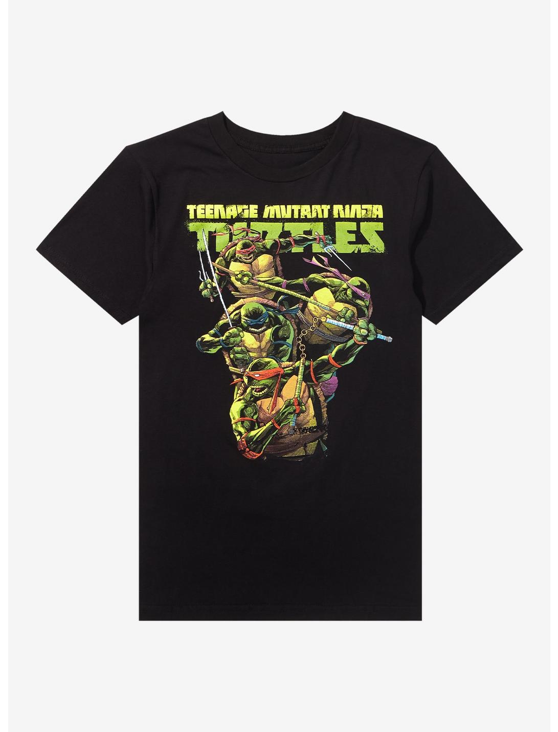 Teenage Mutant Ninja Turtles Group T-Shirt, BLACK, hi-res