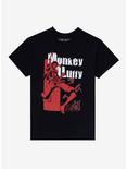 One Piece Luffy Tonal Name Double-Sided T-Shirt, BLACK, hi-res