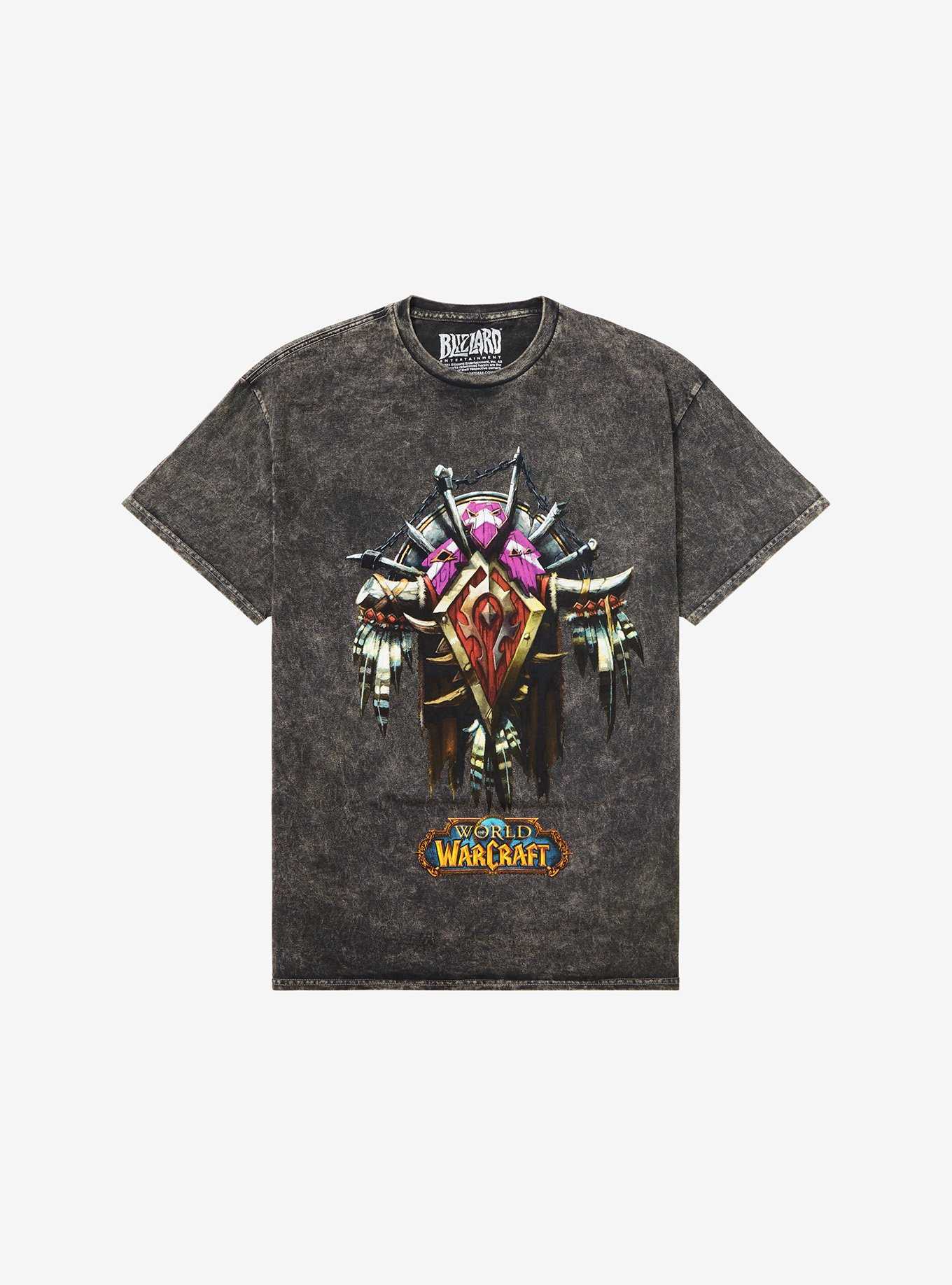 World Of Warcraft Horde Shield Wash T-Shirt, , hi-res