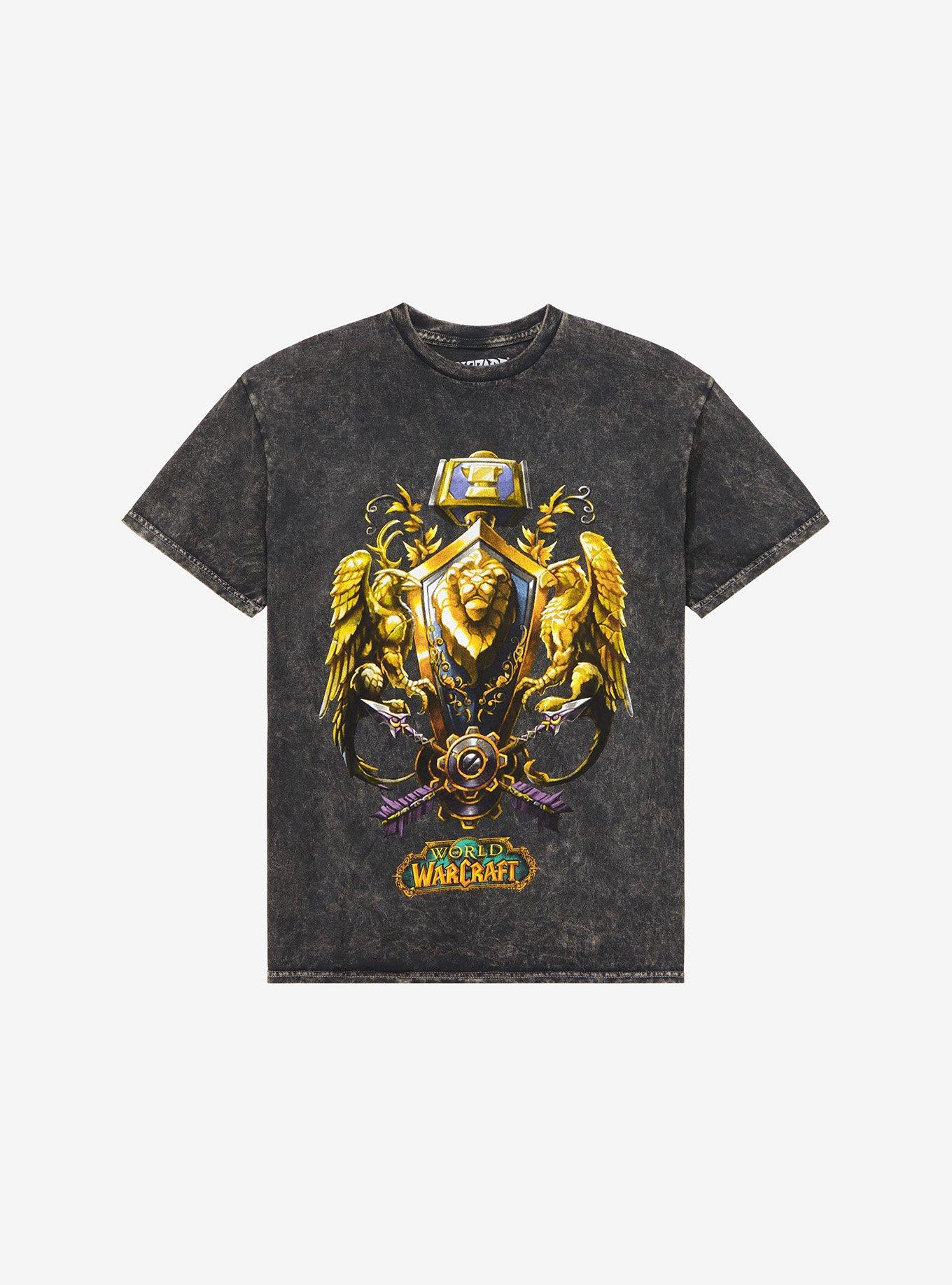 World Of Warcraft Alliance Crest Wash T Shirt Hot Topic