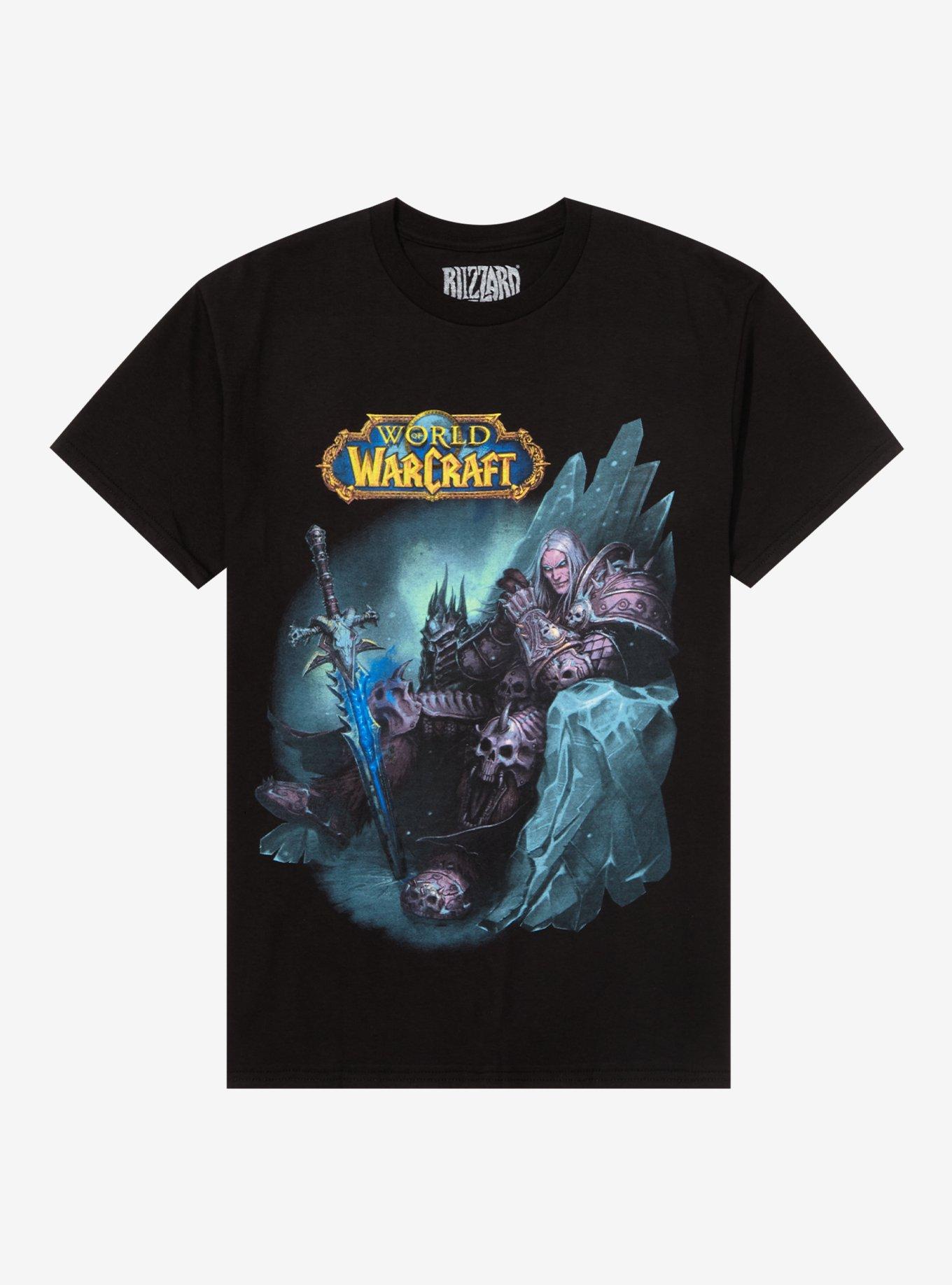 World Of Warcraft Frozen Throne T-Shirt, BLACK, hi-res