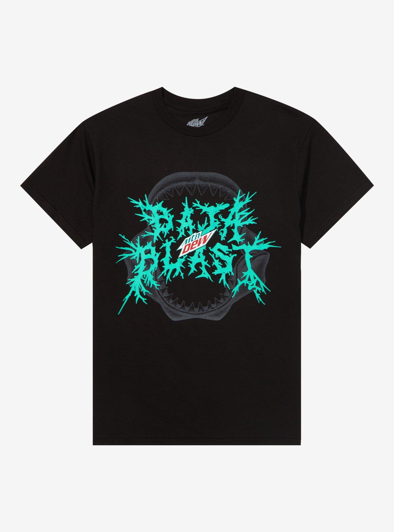 Mountain Dew Baja Blast Shark Jaws T-Shirt | Hot Topic