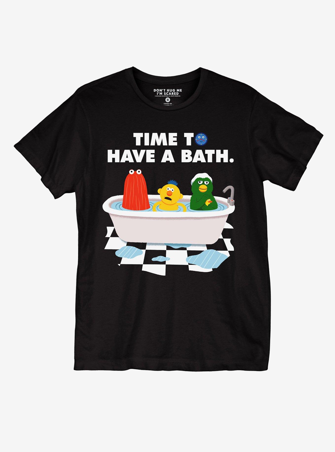 Don't Hug Me I'm Scared Bath Time T-Shirt, MULTI, hi-res