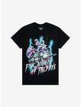 Five Nights At Freddy's: Security Breach Glow-In-The-Dark Lightning T-Shirt, BLACK, hi-res