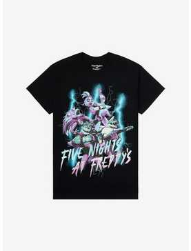Five Nights At Freddy's: Security Breach Glow-In-The-Dark Lightning T-Shirt, , hi-res