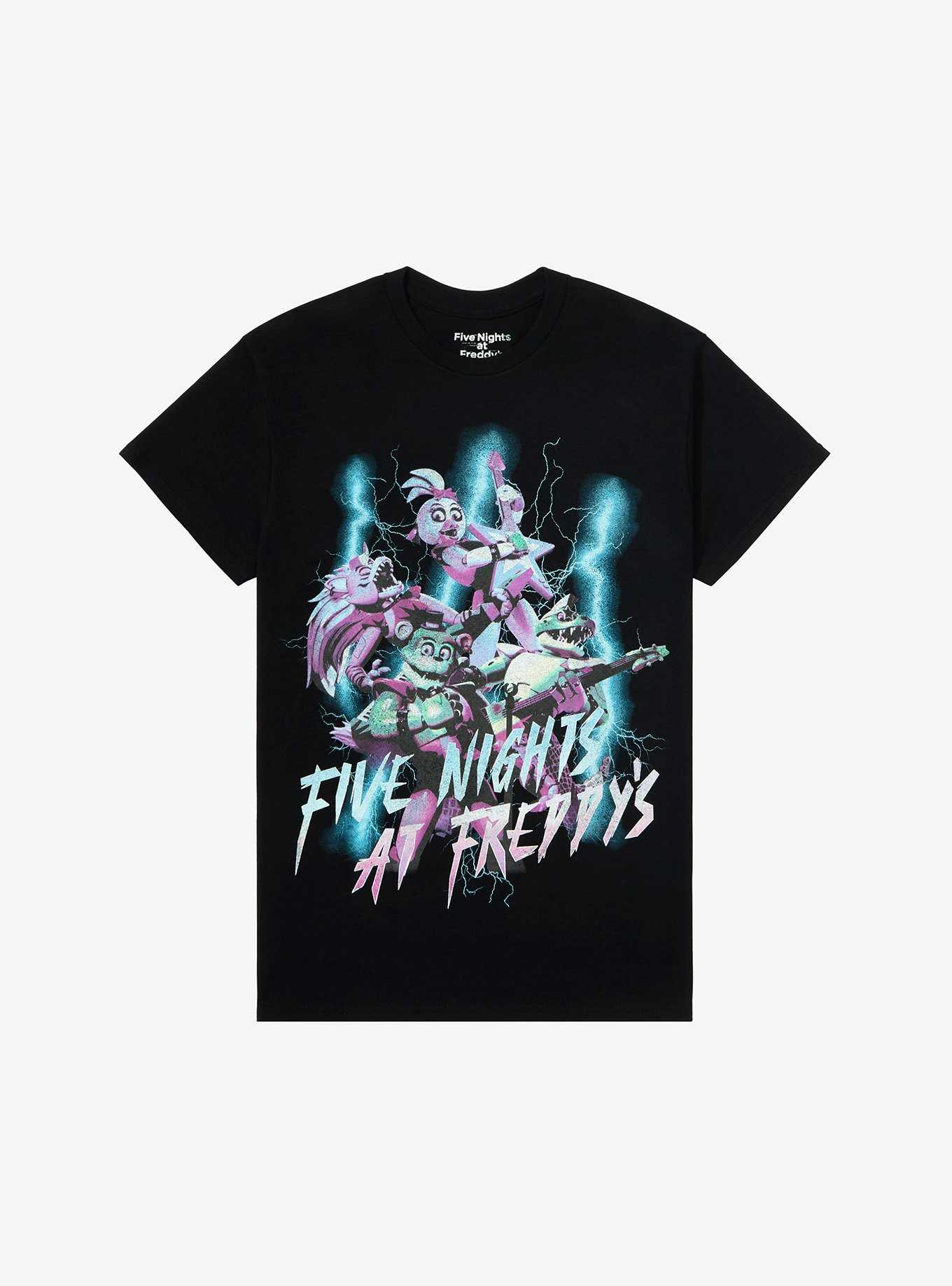 Five Nights At Freddy's Full Cast Boy's Heather Grey T-shirt