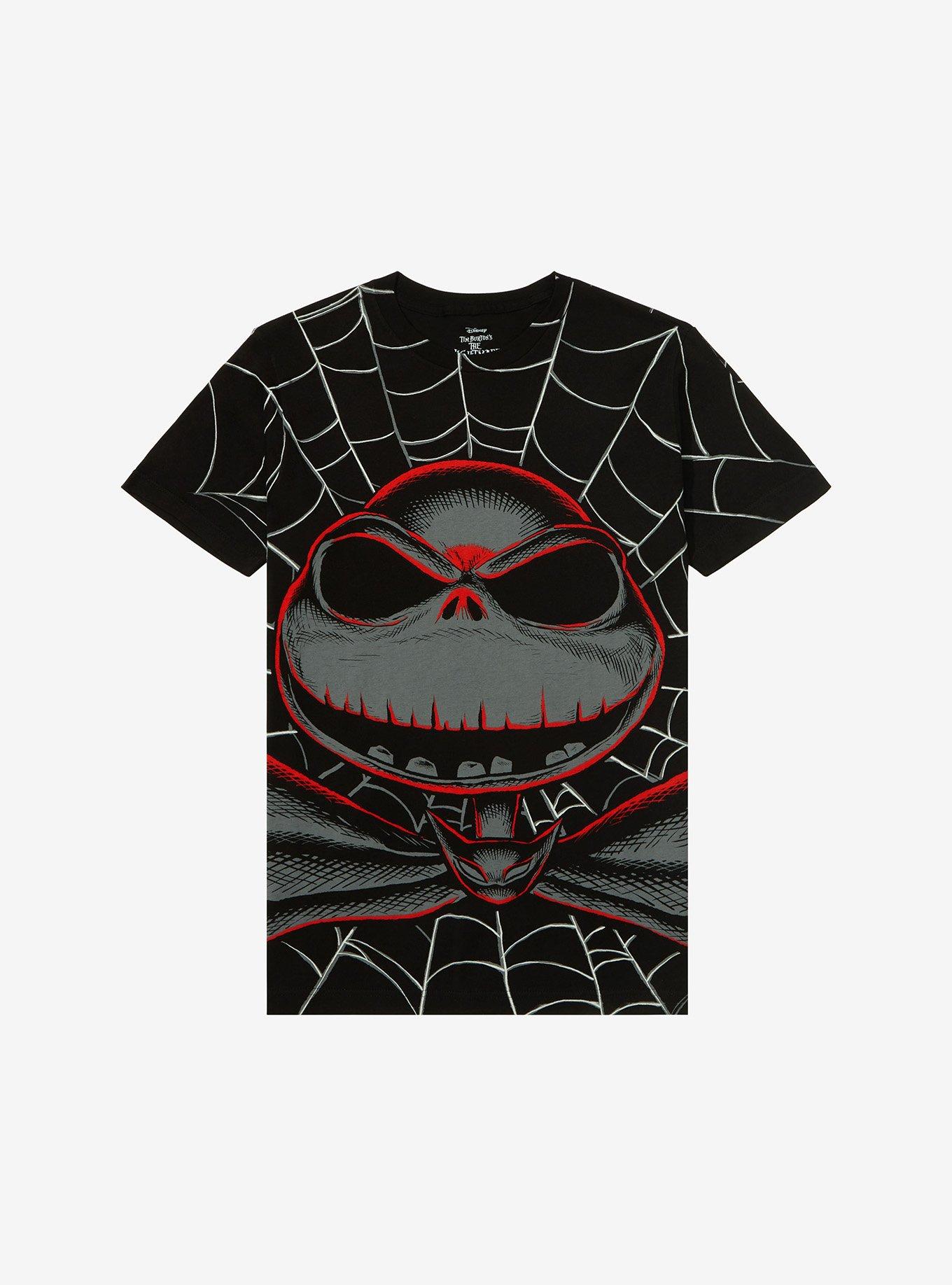 The Nightmare Before Christmas Jack Spiderweb Double-Sided T-Shirt